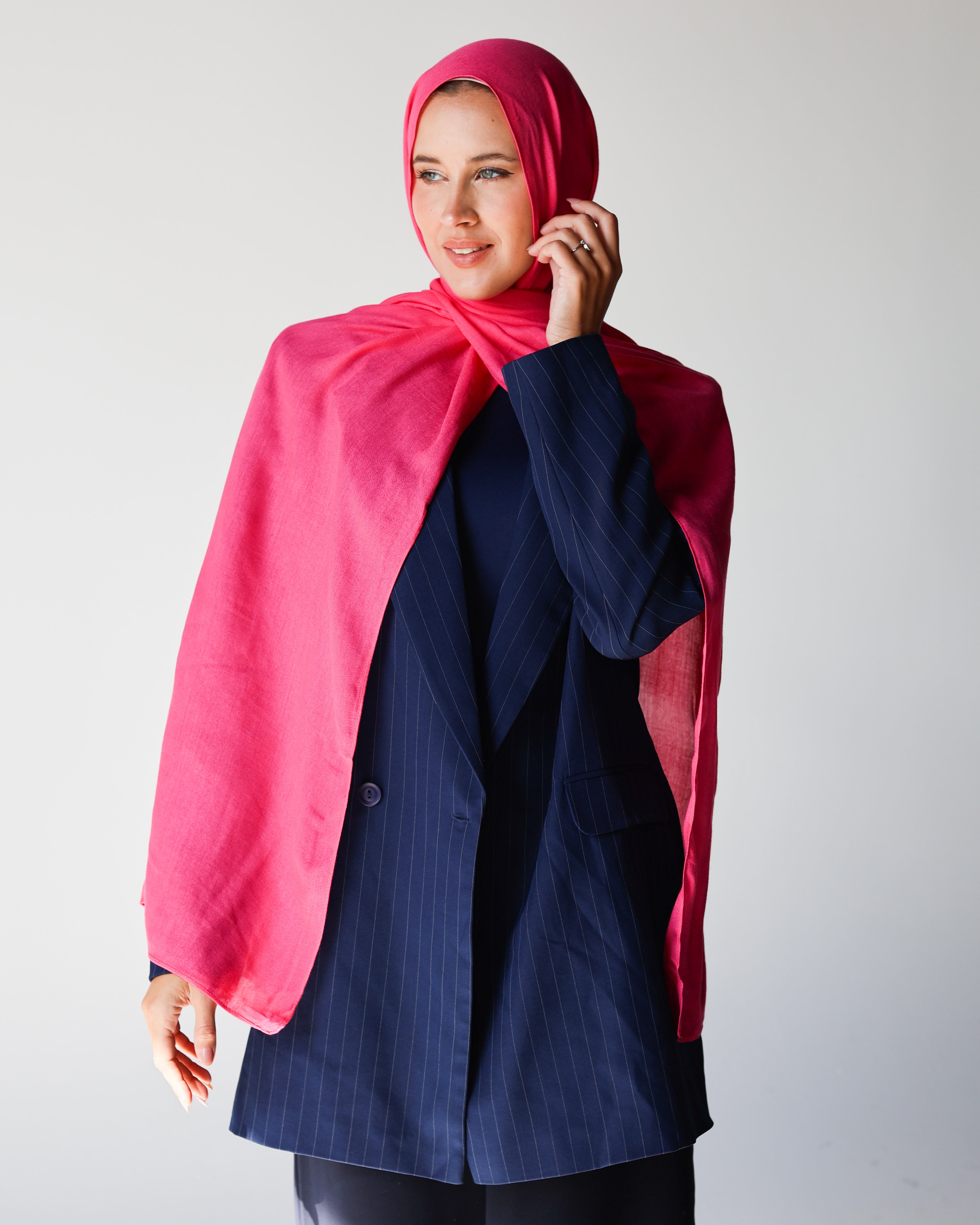 Elite Modal Scarf  - Hot Pink
