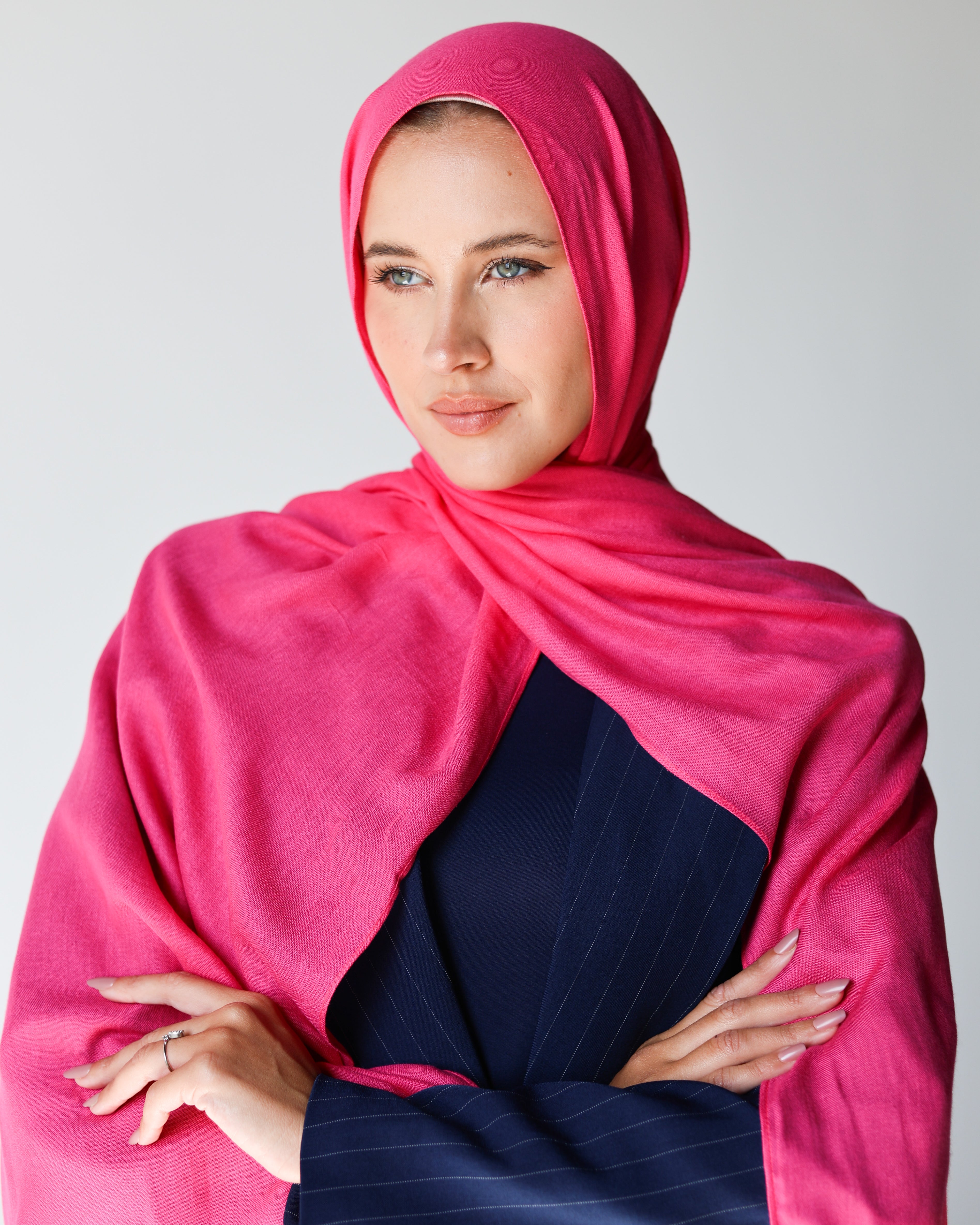 Elite Modal Scarf  - Hot Pink