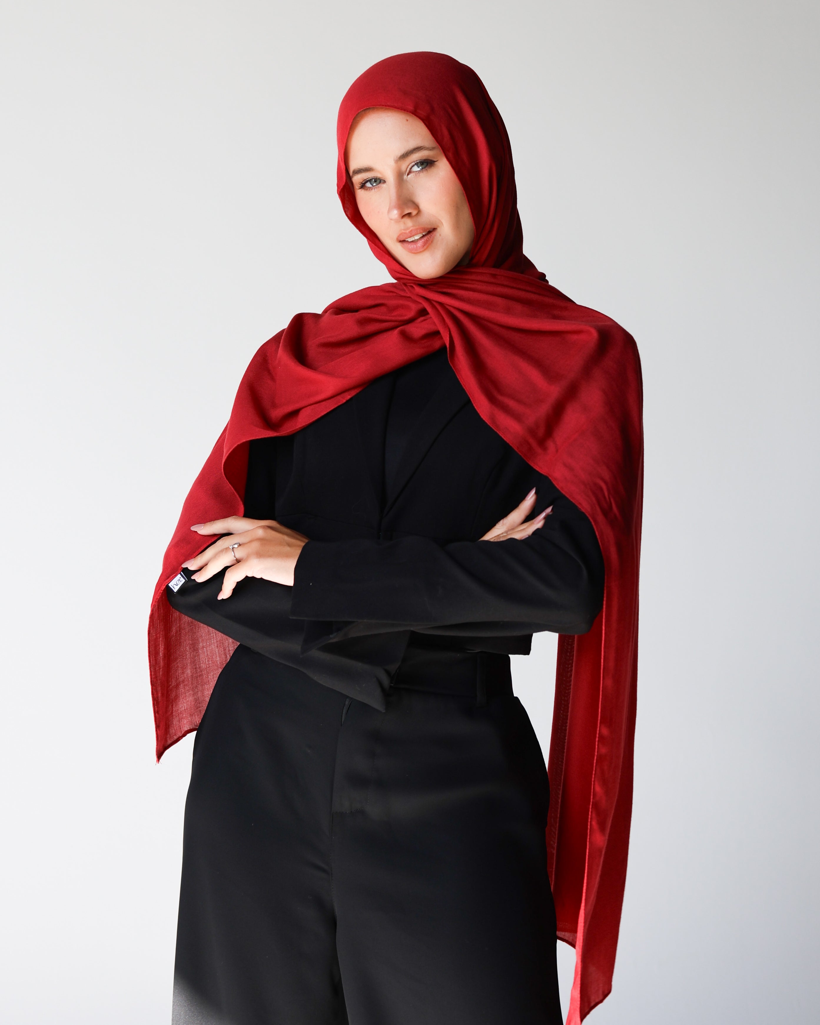 Elite Modal Scarf - Pomegranate