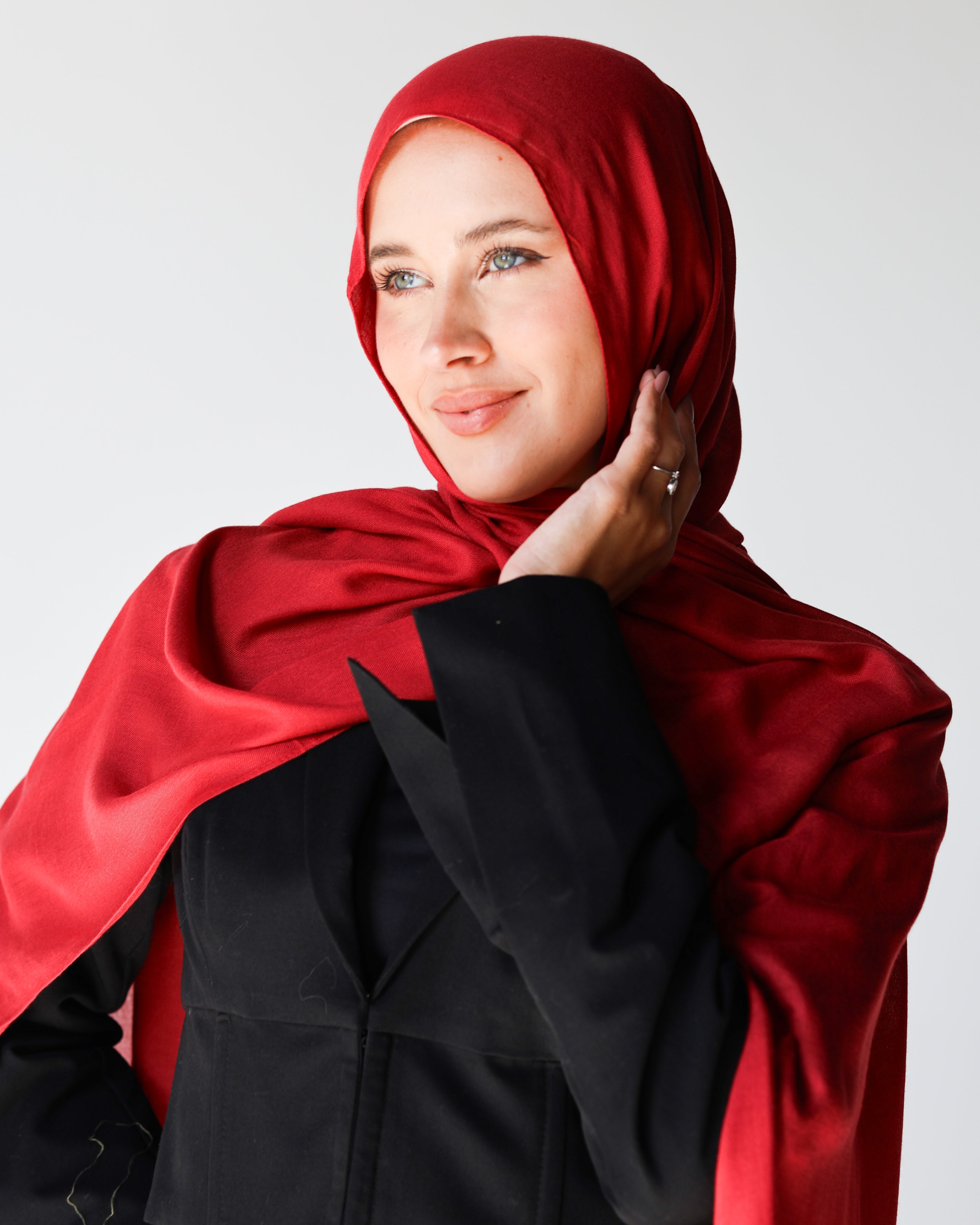 Elite Modal Scarf - Pomegranate