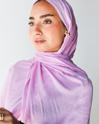 Elite Modal Scarf  - Lilac
