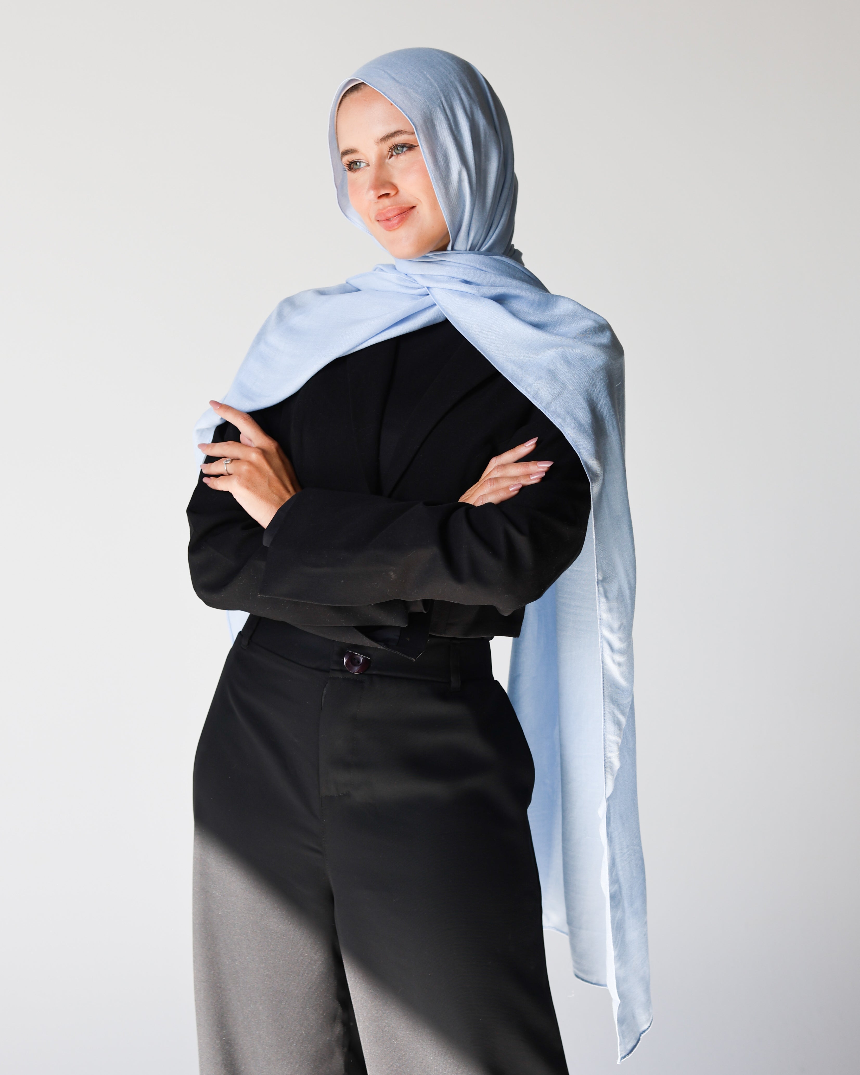 Elite Modal Scarf - Baby Blue