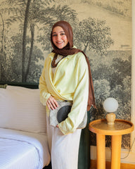 Hazel Wrap blouse