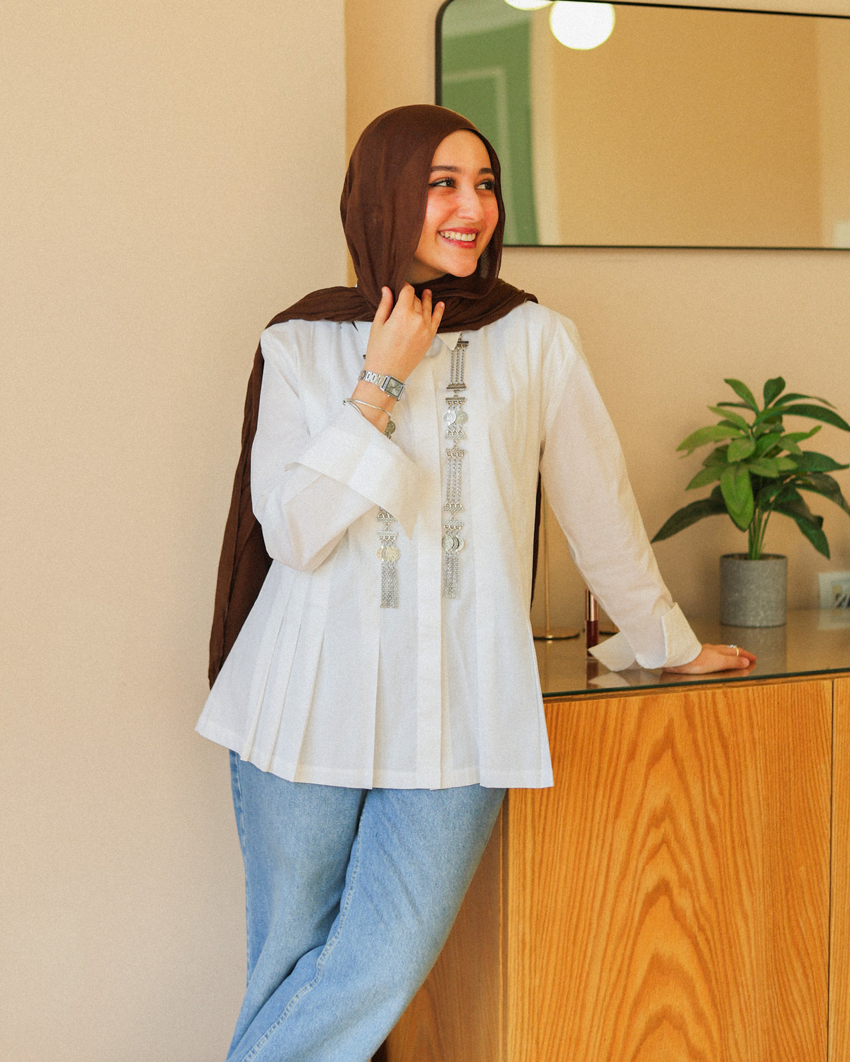 Grace Pleated Shirt