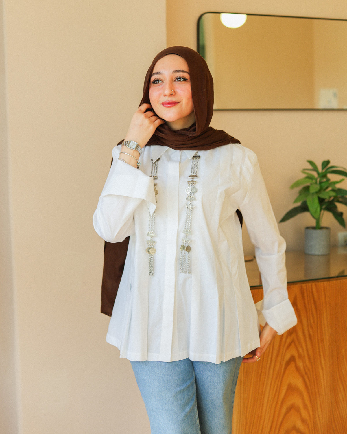 Grace Pleated Shirt