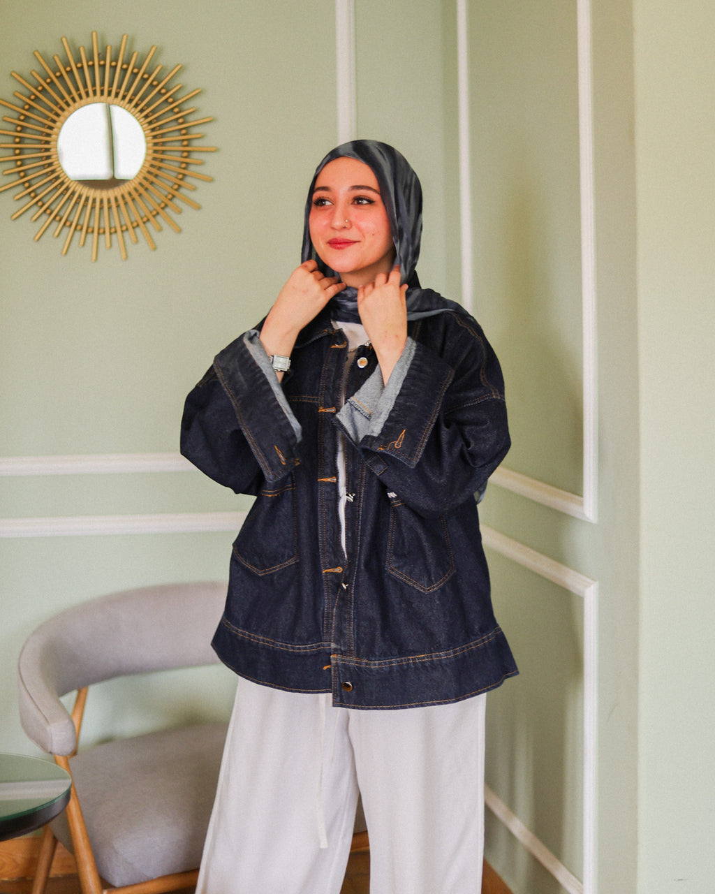 Her Indigo Jacket