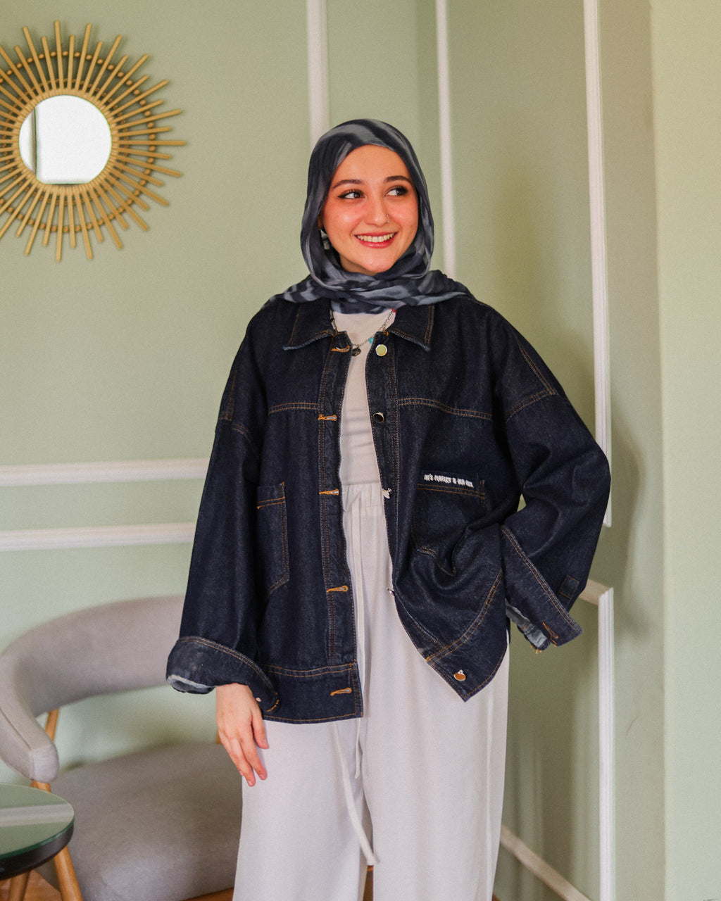 Her Indigo Jacket
