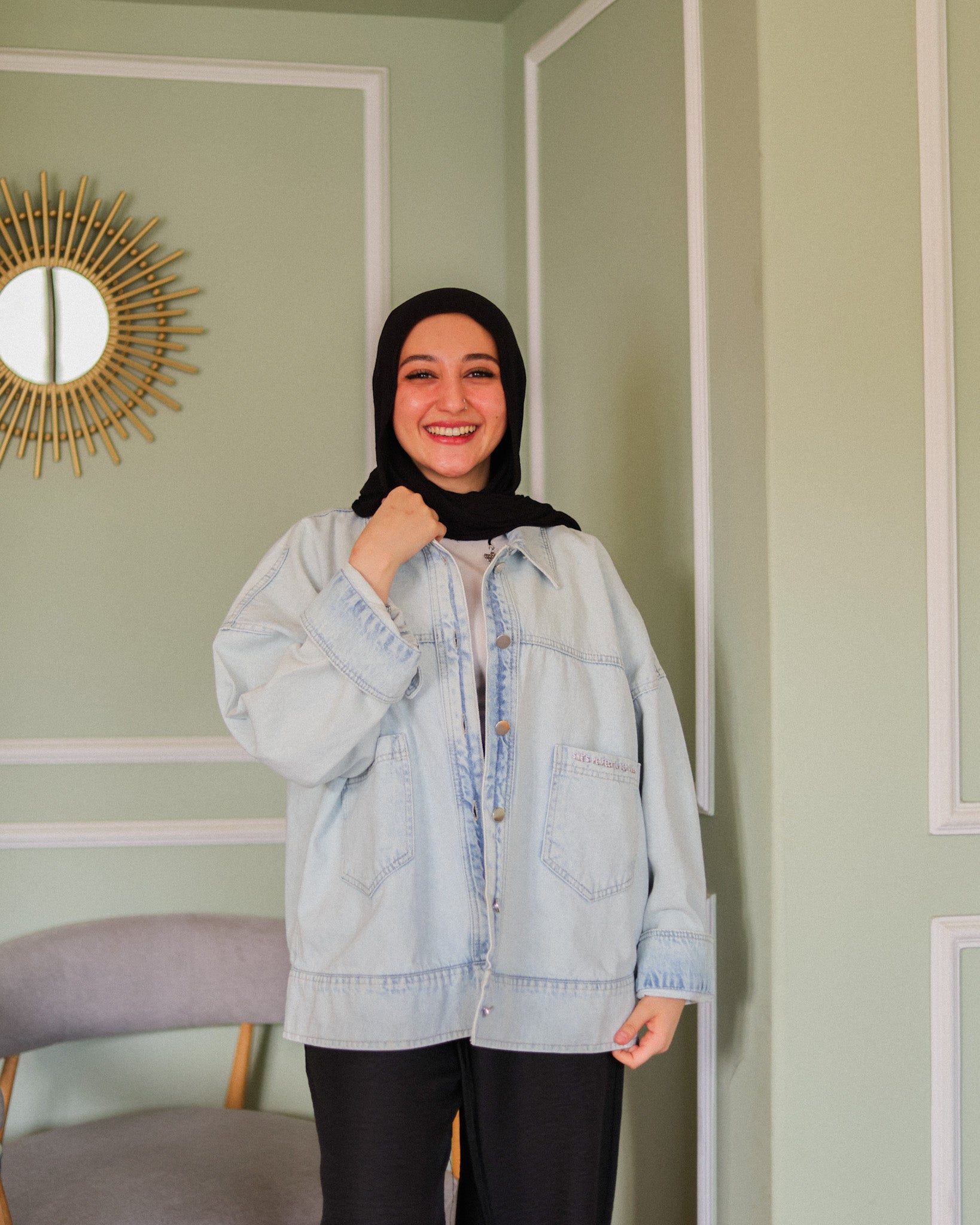 Her Indigo Jacket