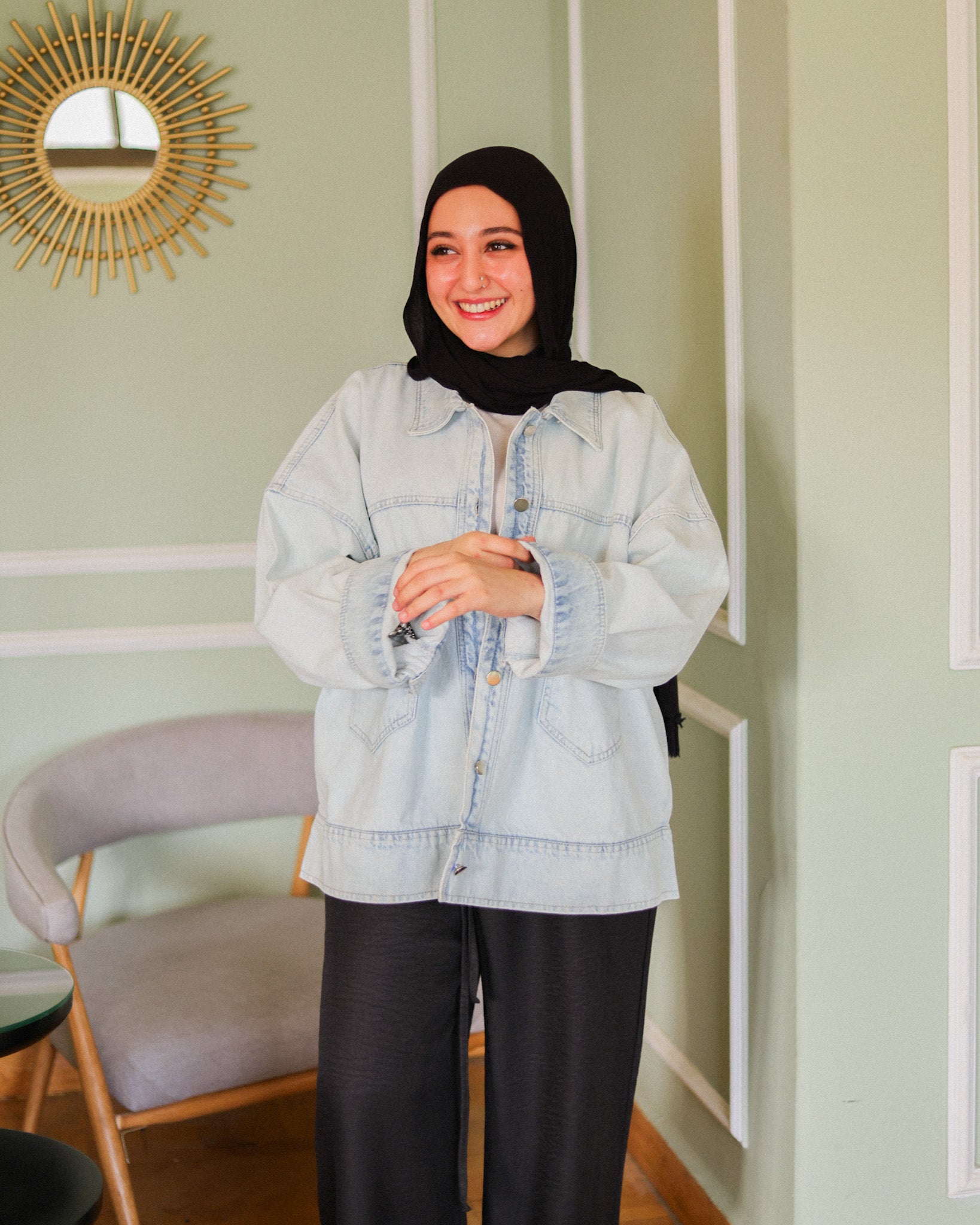 Her Indigo Jacket