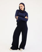 Wide-Leg Knit Pant