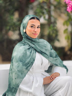 Emerald Marble Scarf