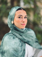 Emerald Marble Scarf