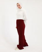 Wide-Leg Knit Pant