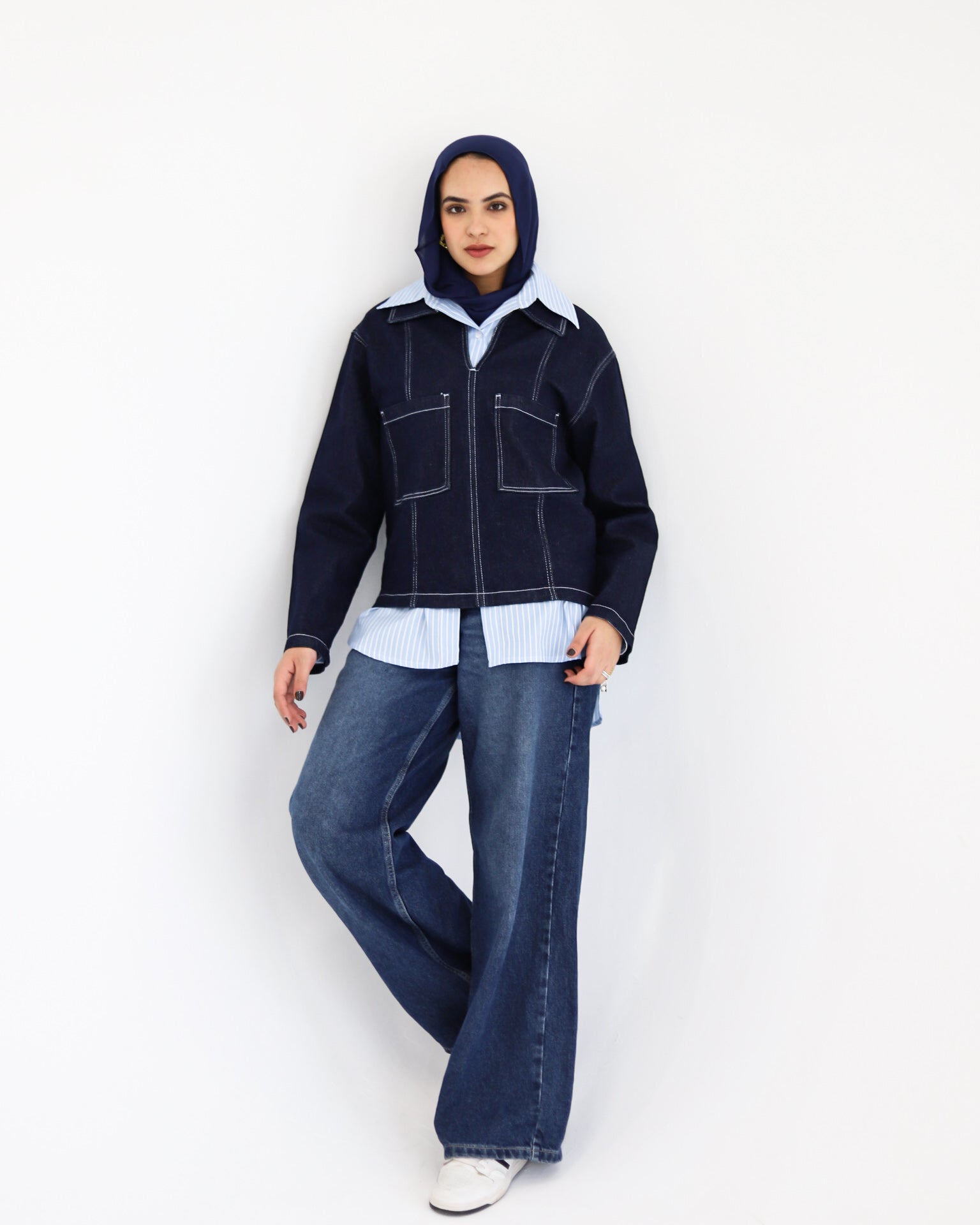 Classic Dark Denim Top