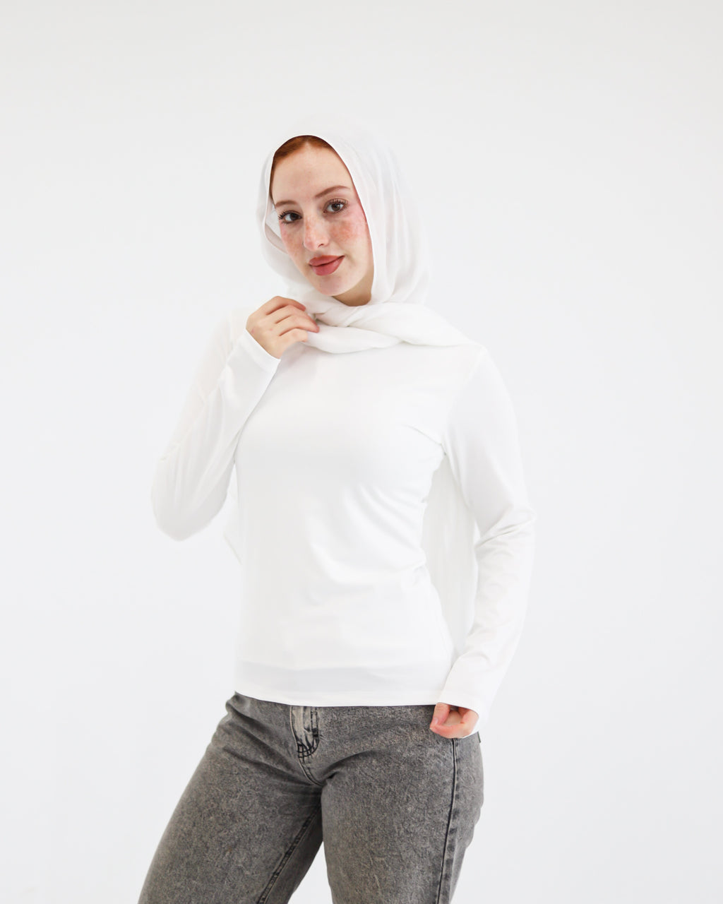 Her Essential basic Top-long sleeve