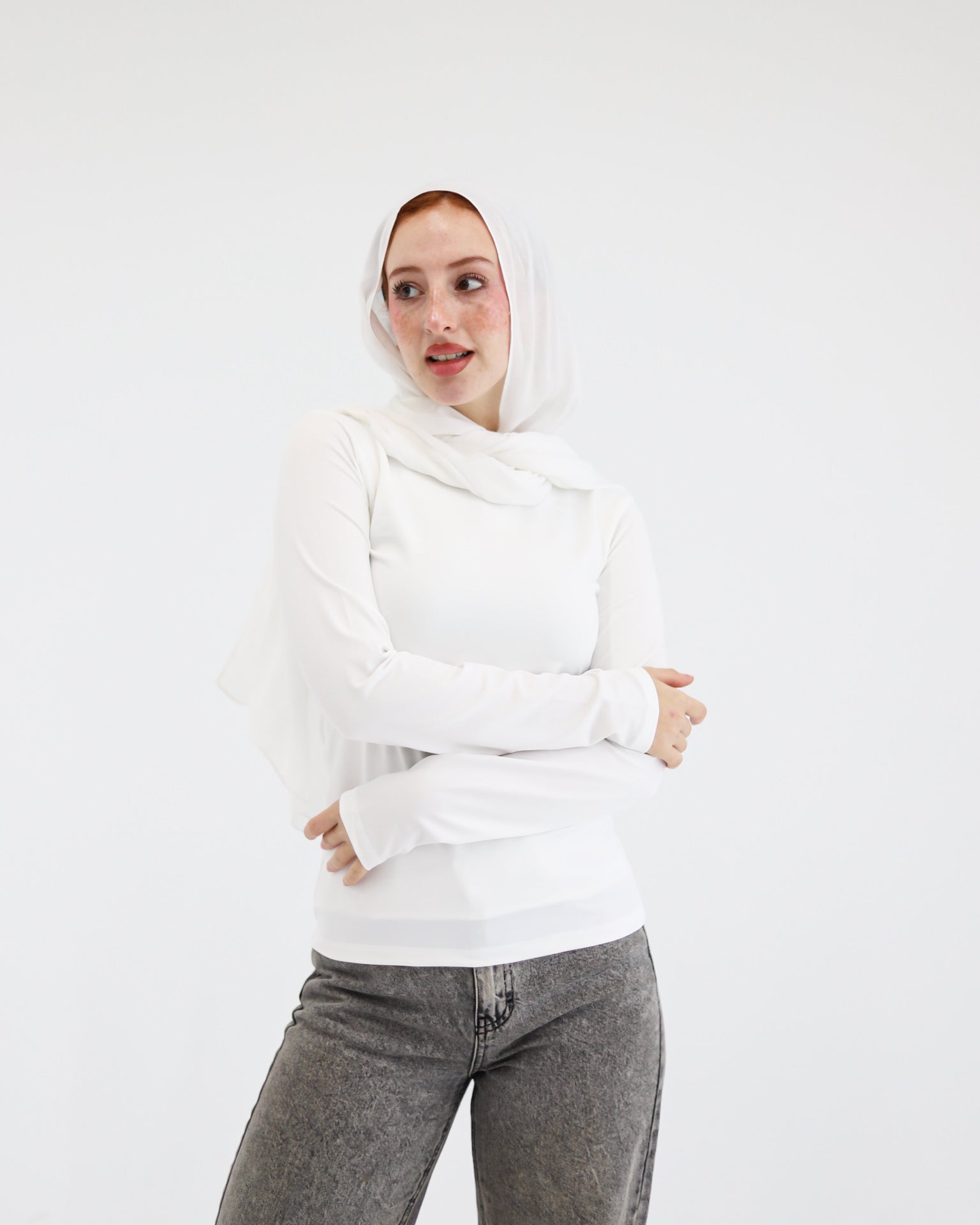 Her Essential basic Top-long sleeve