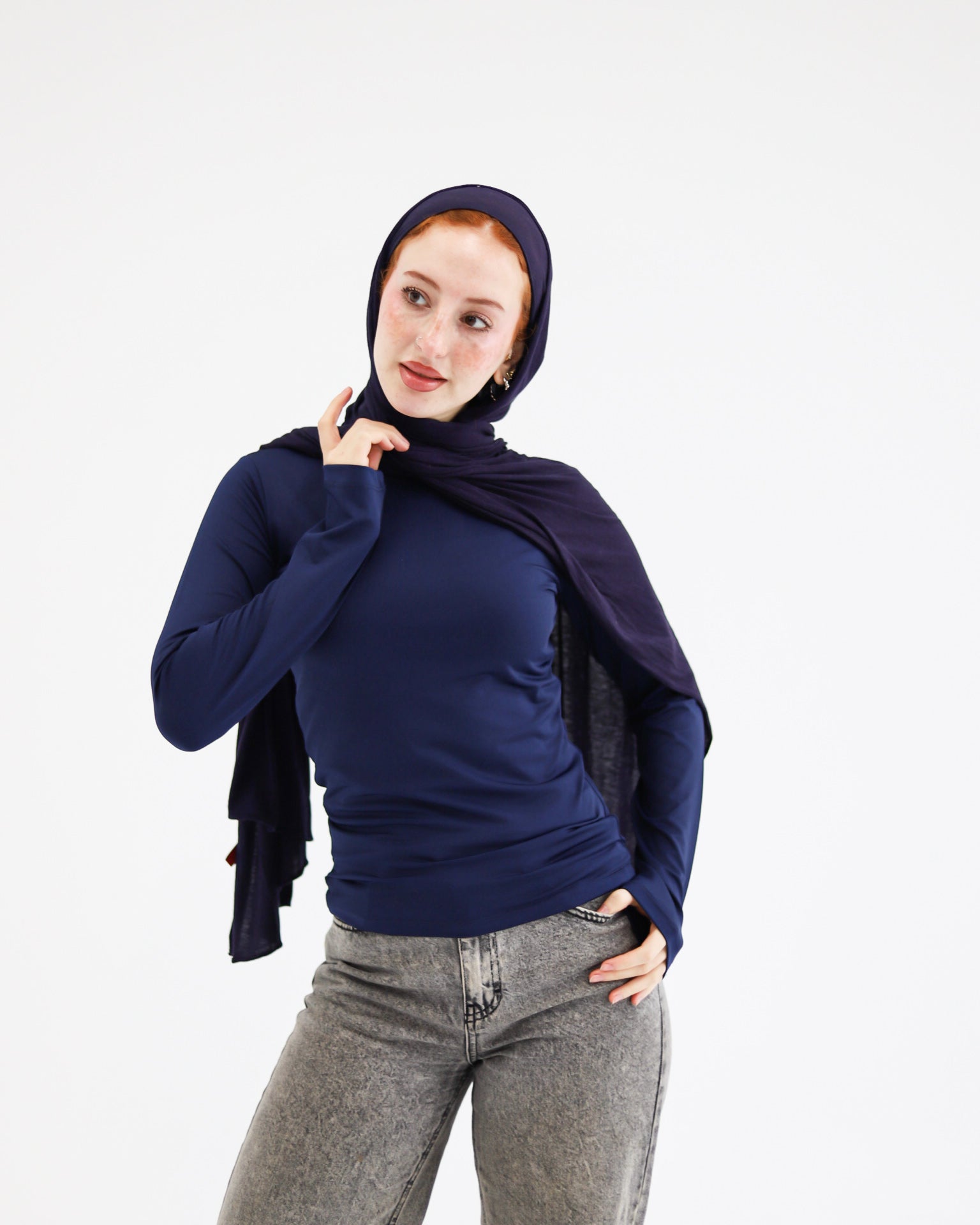 Her Essential basic Top-long sleeve