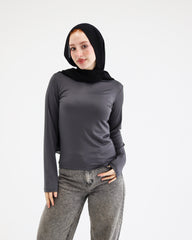 Her Essential basic Top-long sleeve