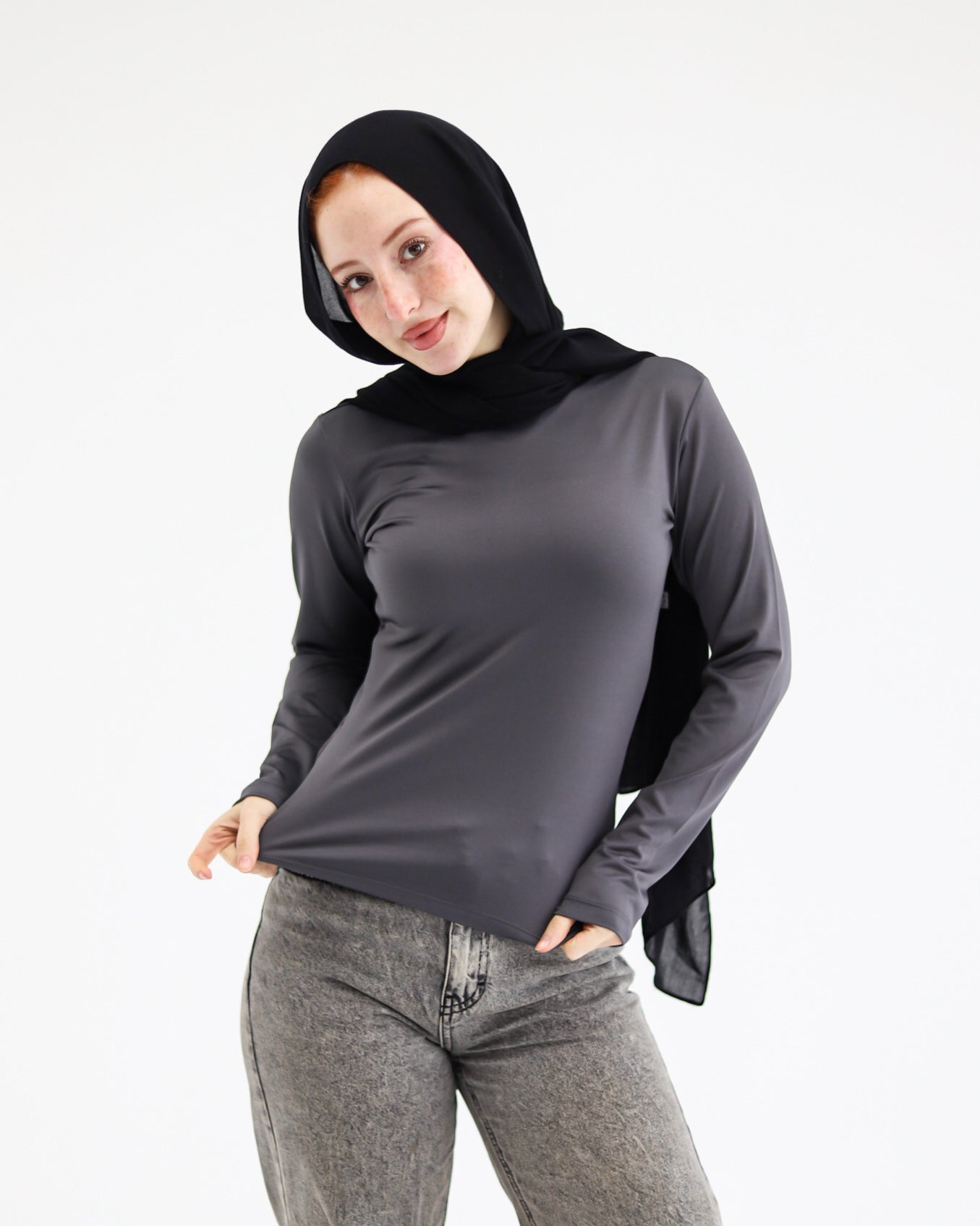 Her Essential basic Top-long sleeve