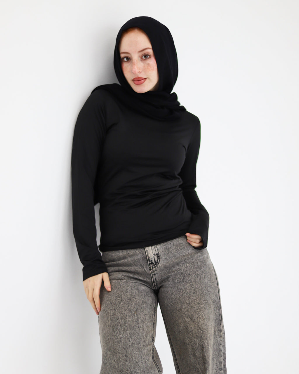 Her Essential basic Top-long sleeve