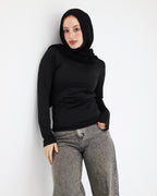 Her Essential basic Top-long sleeve