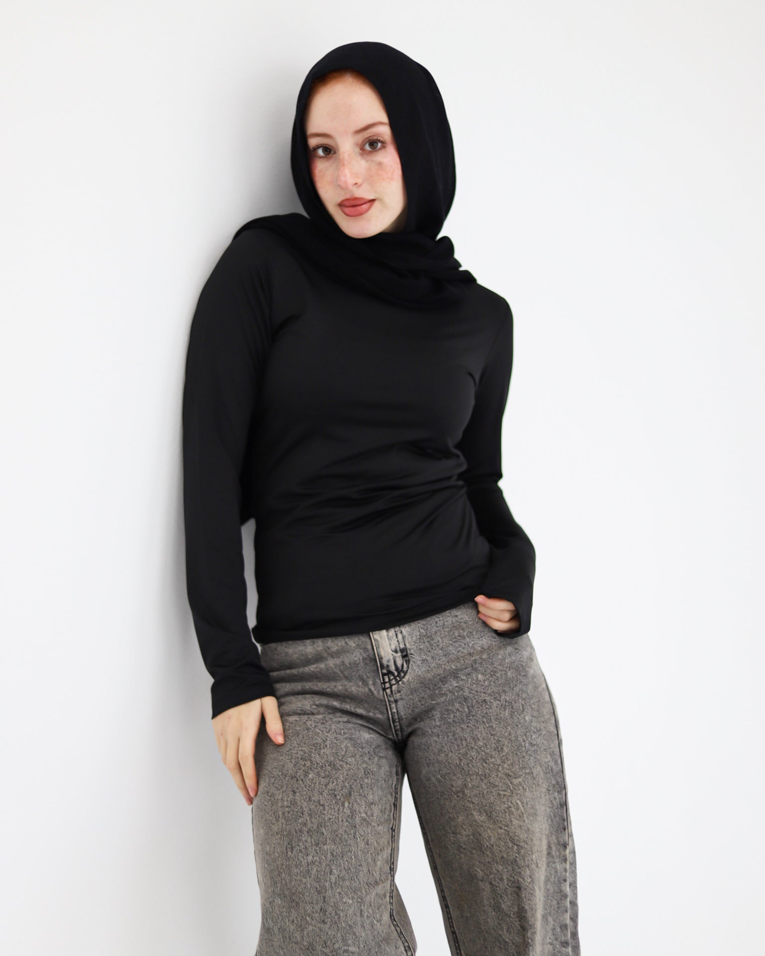 Her Essential basic Top-long sleeve