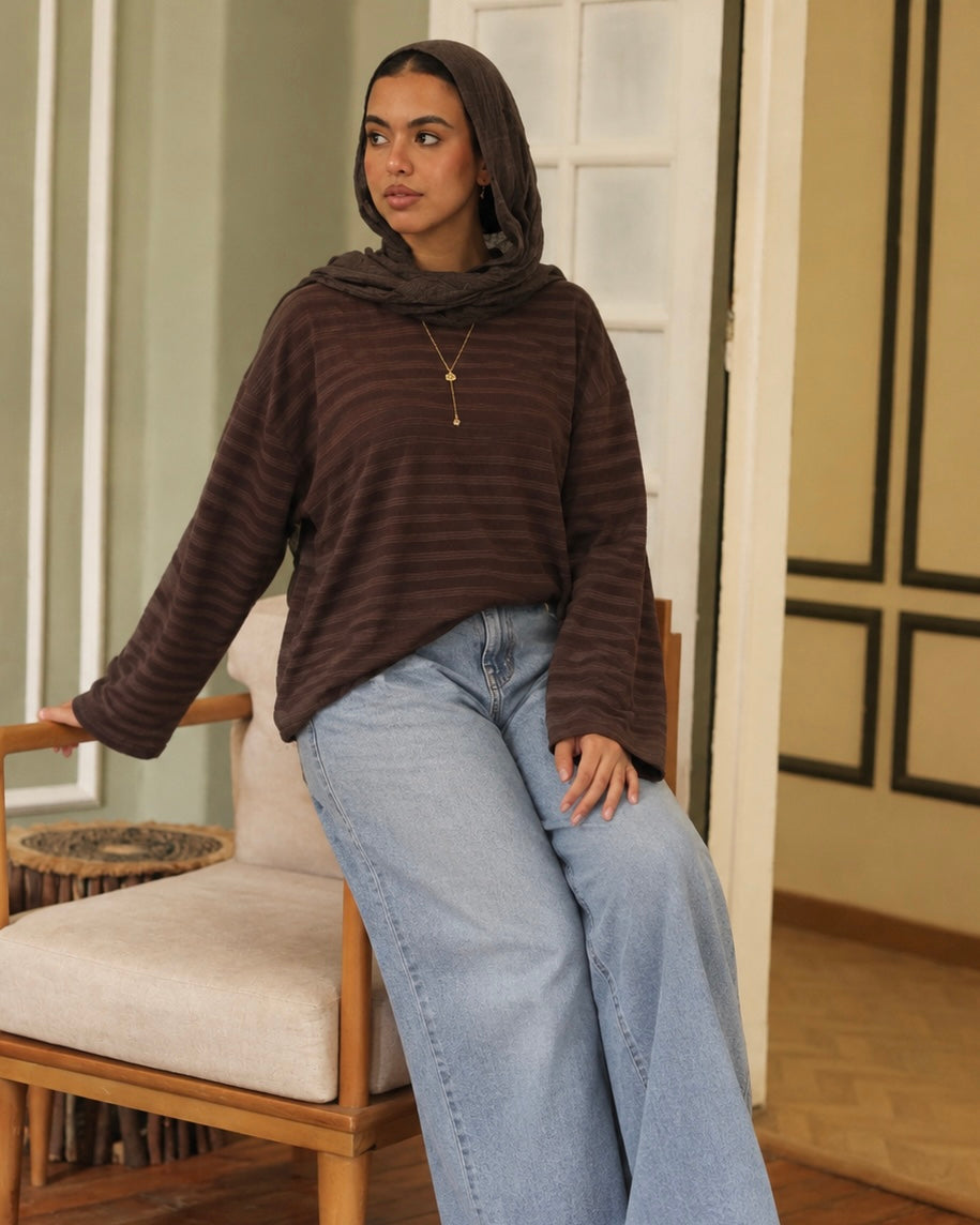 Amelie Knit Stripe Shirt