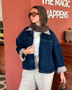 the vintage fit jacket carroux in brown