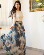 Midnight Waves Skirt