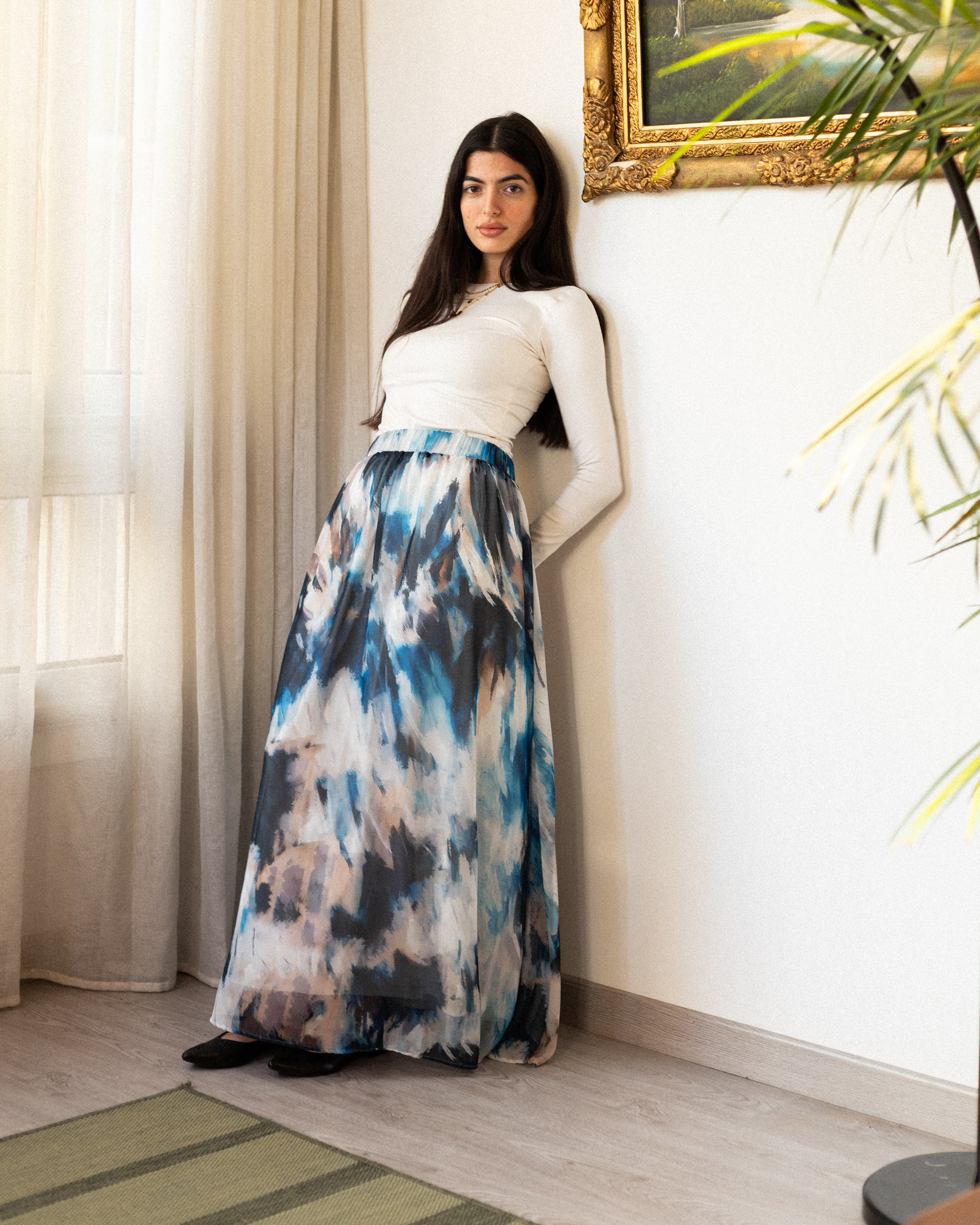 Midnight Waves Skirt