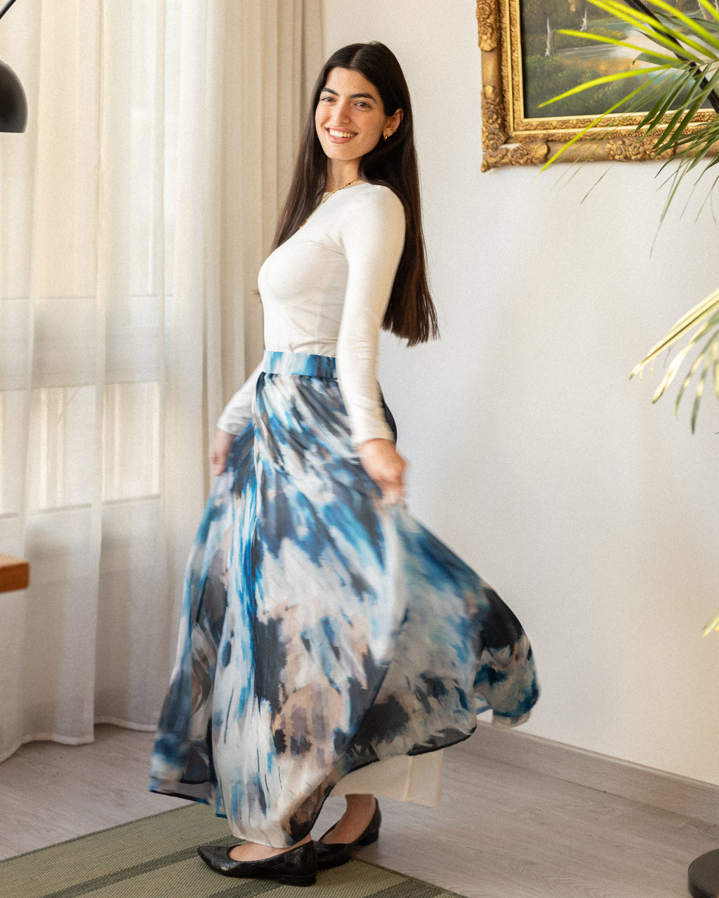 Midnight Waves Skirt