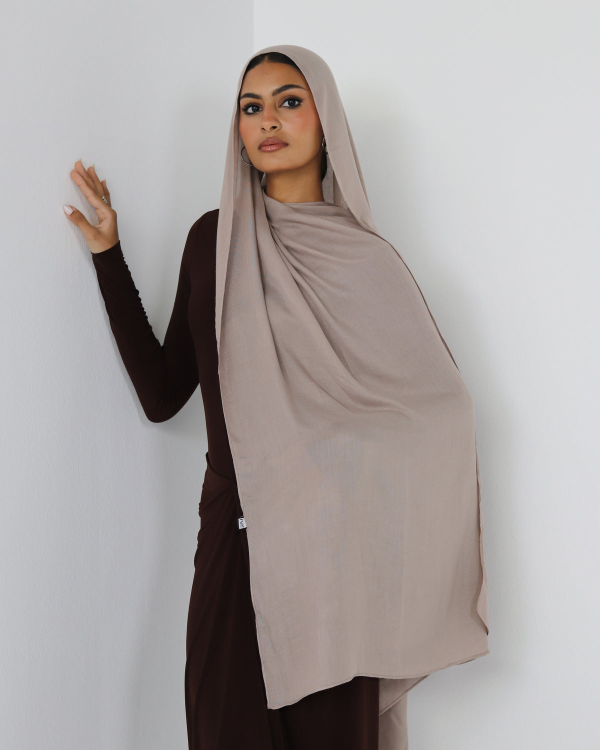 Elite Modal Scarf  - Mocha Brown