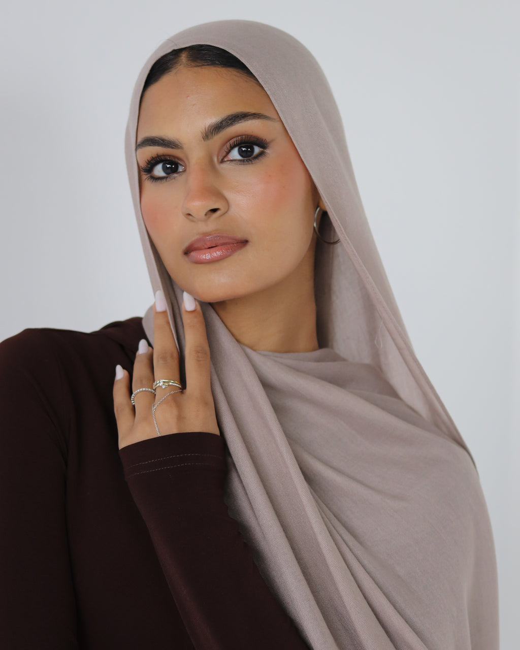 Elite Modal Scarf  - Mocha Brown