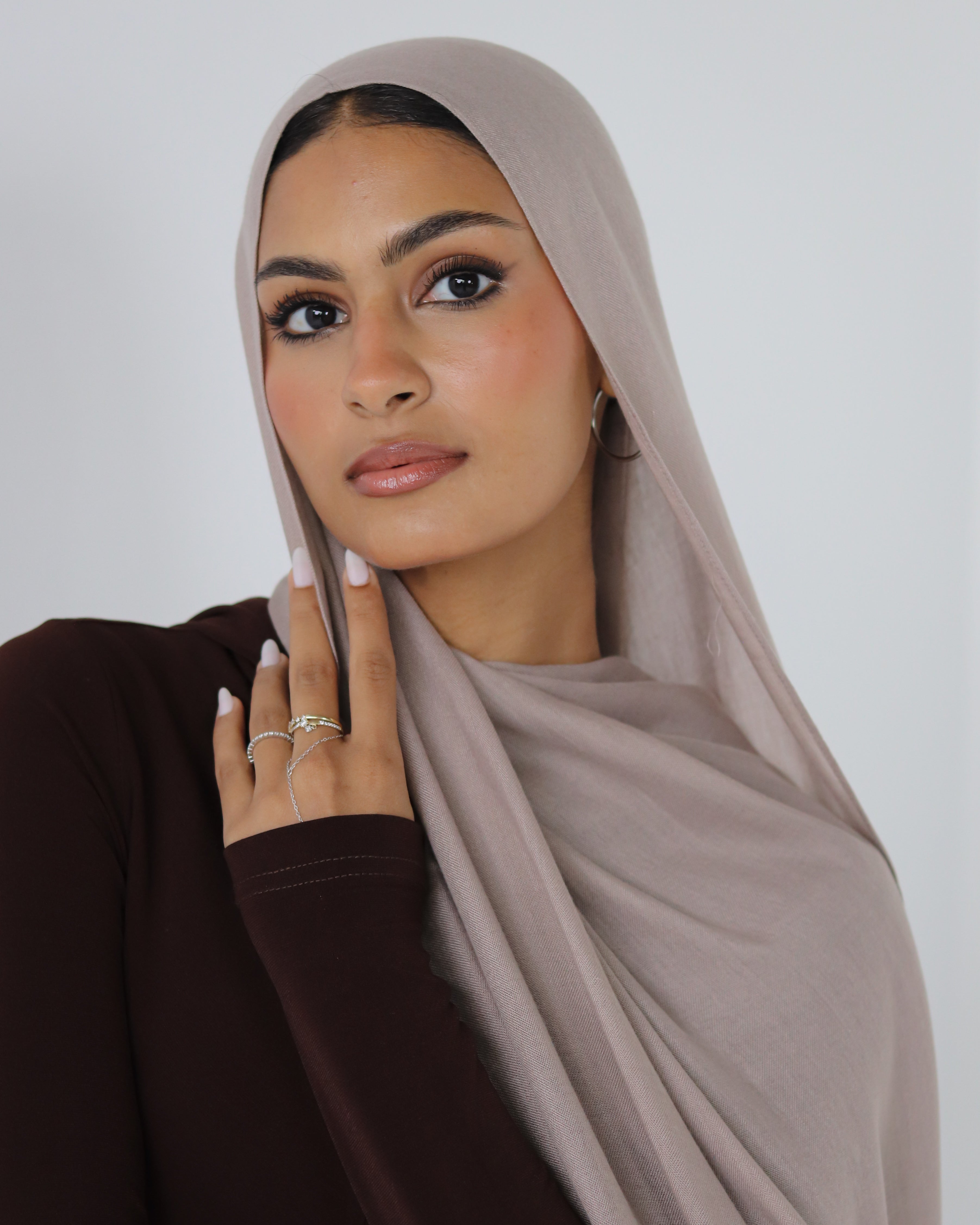 Elite Modal Scarf  - Mocha Brown