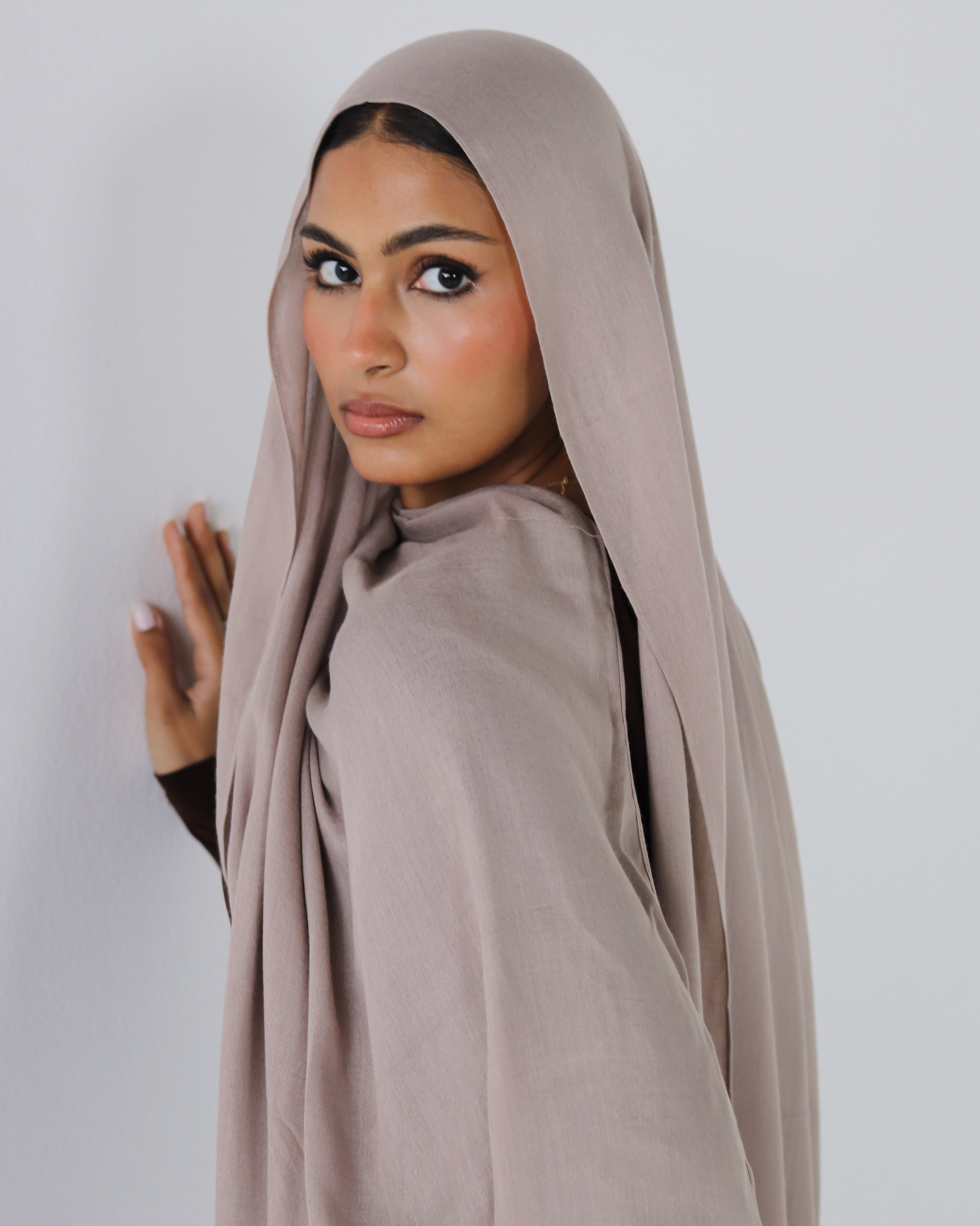 Elite Modal Scarf  - Mocha Brown