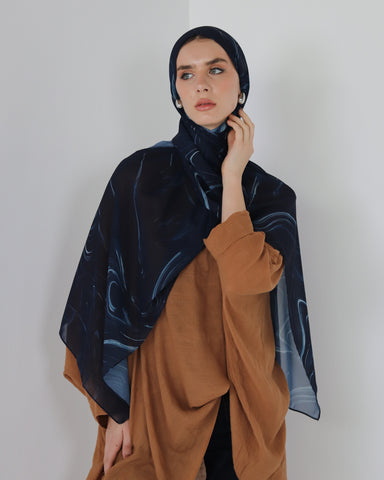 Galaxy Marble Scarf
