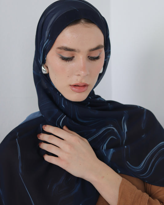Galaxy Marble Scarf