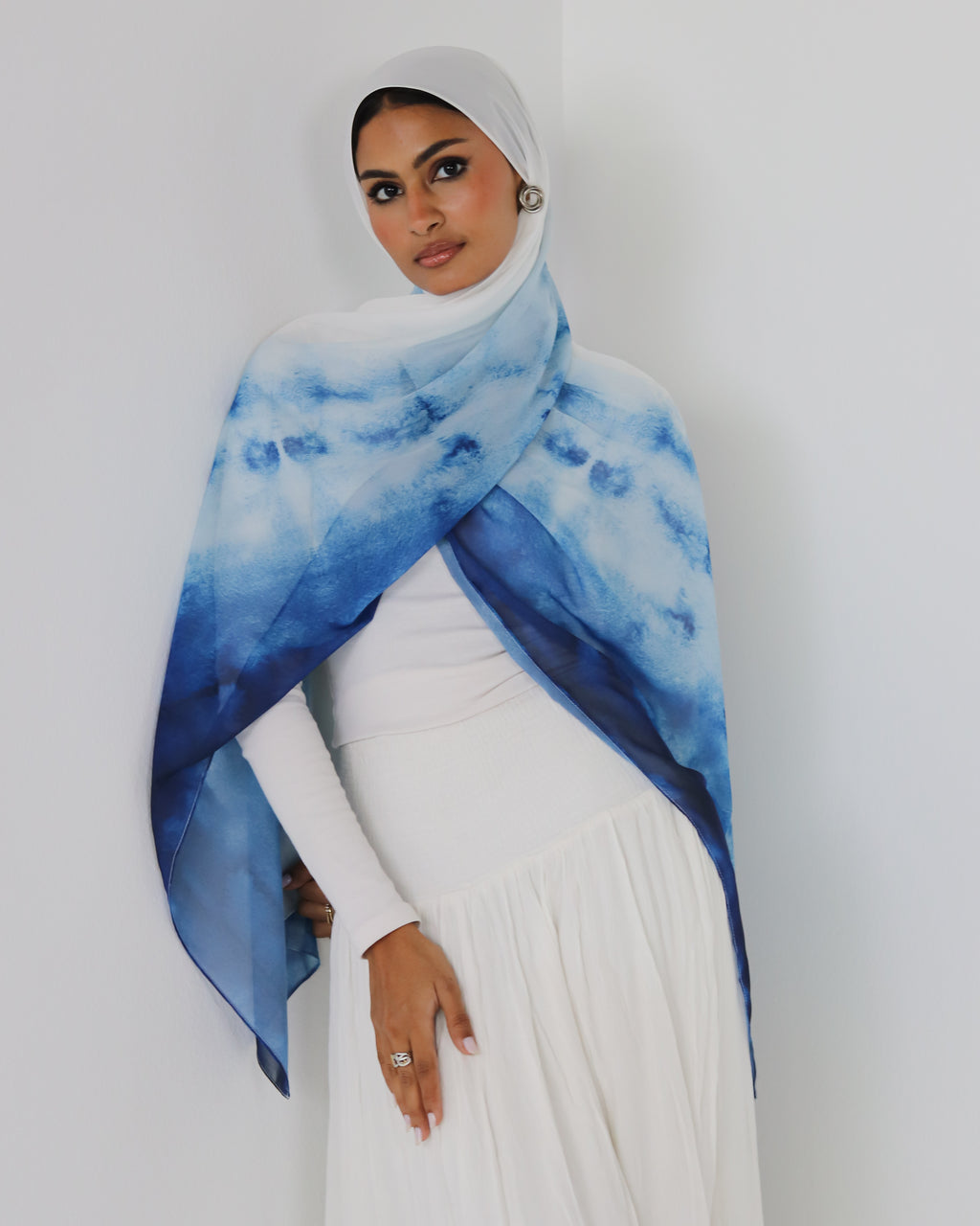 Ocean Dream Marble Scarf
