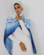 Ocean Dream Marble Scarf