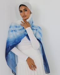 Ocean Dream Marble Scarf