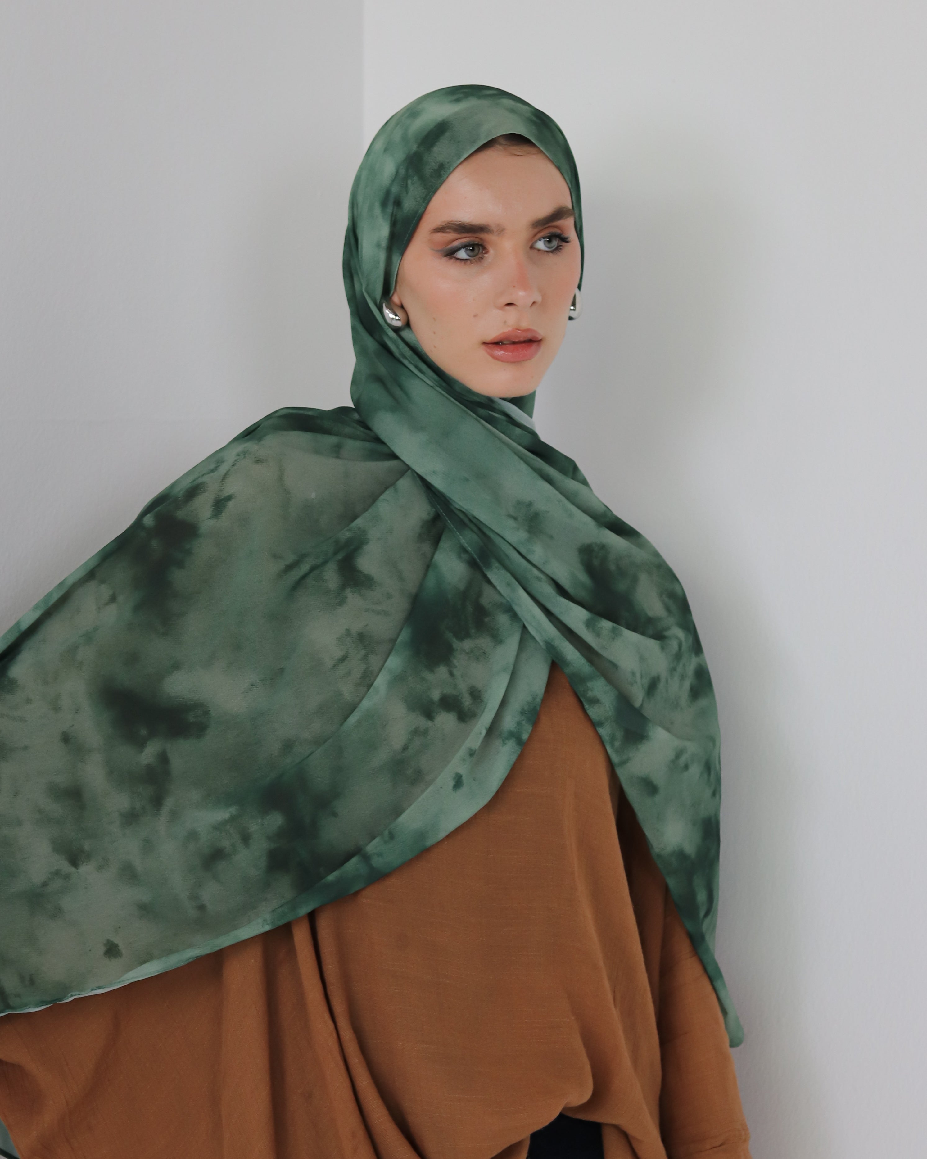 Emerald Marble Scarf