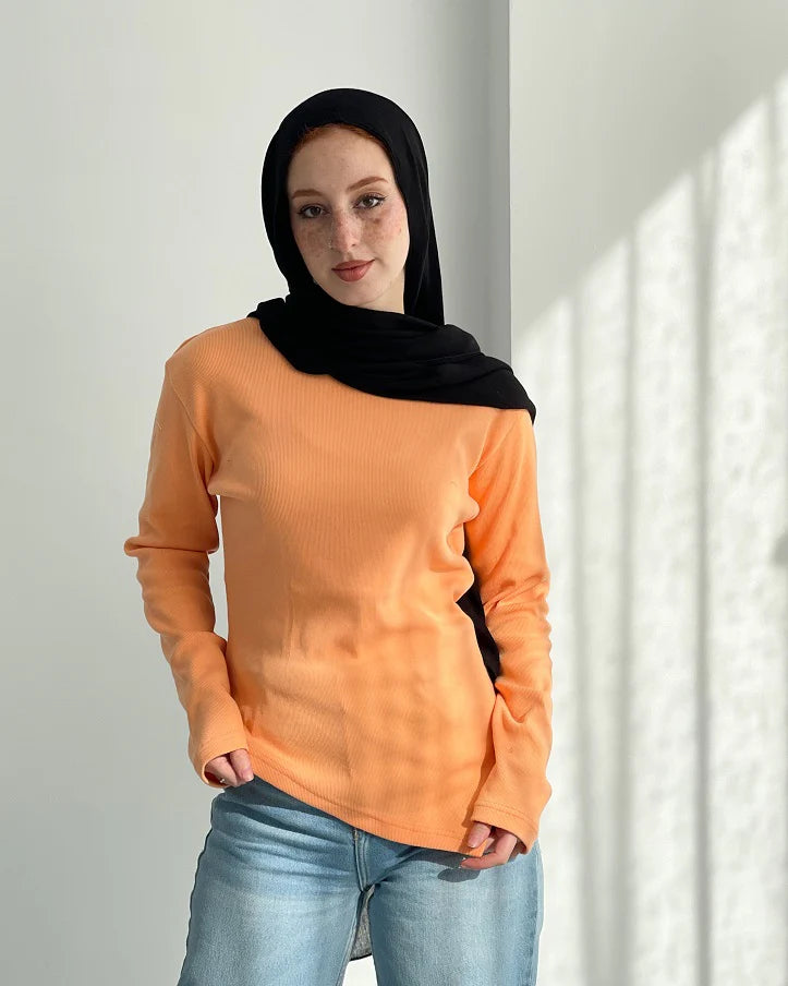 Sleeved Basic With Slit