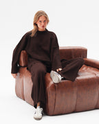 Wide-Leg Knit Pant