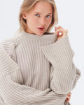 Wide-Leg Knit Pullover