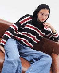 Classic Stripe Polo Pullover