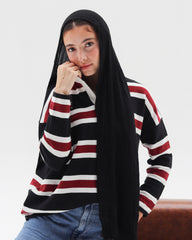 Classic Stripe Polo Pullover