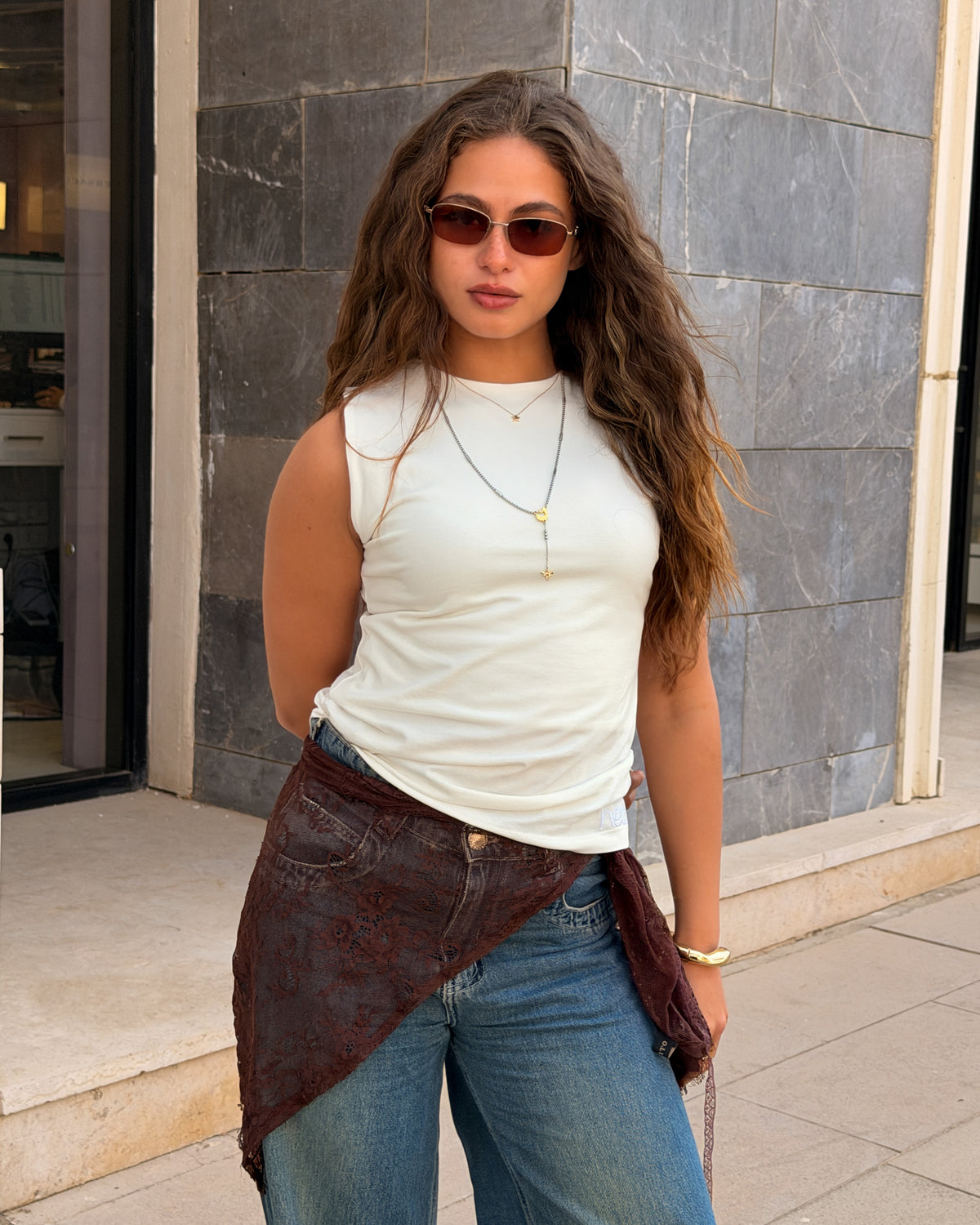 HER BASIC ESSENTIALS TANK Top