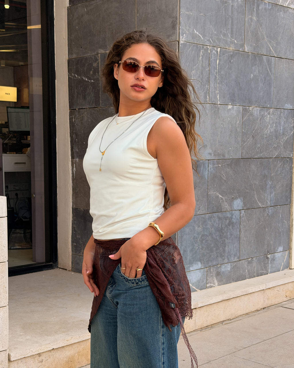 HER BASIC ESSENTIALS TANK Top