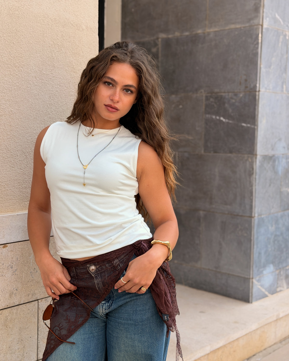 HER BASIC ESSENTIALS TANK Top