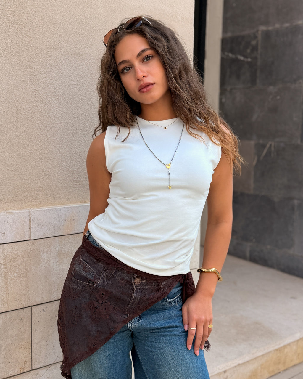 HER BASIC ESSENTIALS TANK Top